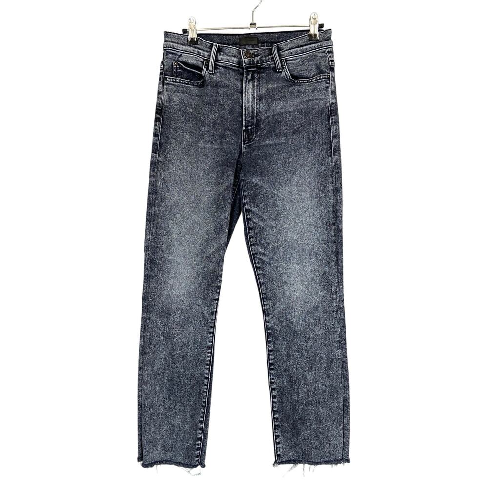 Mother Jeans High Waisted Rascal Ankle Snippet Train Stops Wash Size 28